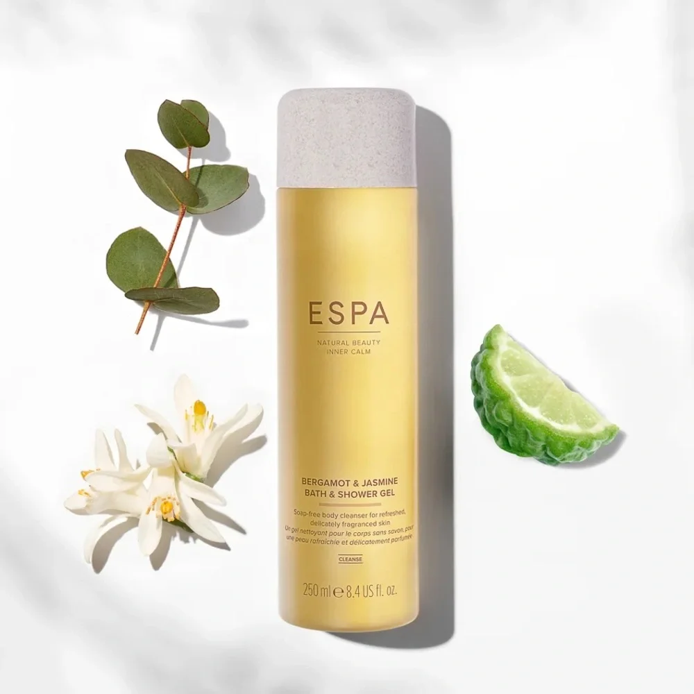 ESPA Bergamot & Jasmine Body Wash and Lotion Set -